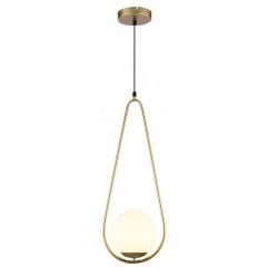 GTV Ciklop OSCIKLOP40DEC lampa wisząca 1x40 W złota