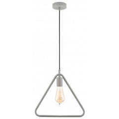 GTV Gija OSGIE2715DEC lampa wisząca 1x40 W szary/popielaty