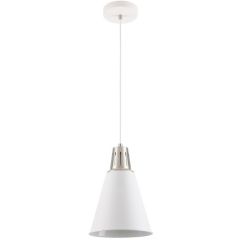 GTV Gianni OSGIANE2703DEC lampa wisząca 1x40 W biała-srebrna