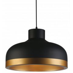 GTV Goldi OSGOLD211DEC lampa wisząca 1x40 W czarna-złota