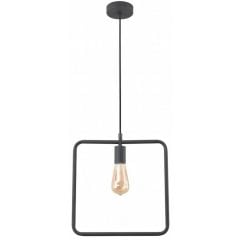 GTV Lija OSLIE2710DEC lampa wisząca 1x40 W czarna