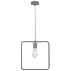 GTV Lija OSLIE2715DEC lampa wisząca 1x40 W szary/popielaty