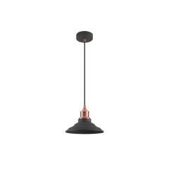 GTV Loret OSLORME2710DEC lampa wisząca 1x40 W czarna