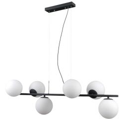 Italux Raddi PND55106BK lampa wisząca 6x5 W grafitowa