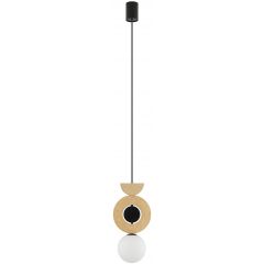 Nowodvorski Lighting Drops Wood 11174 lampa wisząca 1x12 W czarna