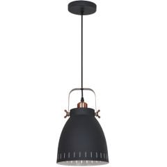 Italux Franklin MDHN8026MBRC lampa wisząca 1x60 W grafitowa