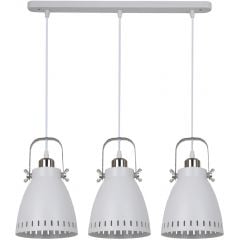 Italux Franklin MDHN8026S3WHSNICK lampa wisząca 3x60 W biała