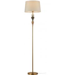 Italux Moren FL84678AAB lampa stojąca 1x60 W brązowa