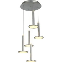 Italux Oliver MD170330125ASNICK lampa wisząca 5x60 W nikiel Italux Oliver MD170330125ASNICK lampa wisząca 5x60 W nikiel