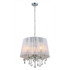 Italux Cornelia MDM25725W lampa wisząca 5x40 W biała Italux Cornelia MDM25725W lampa wisząca 5x40 W biała