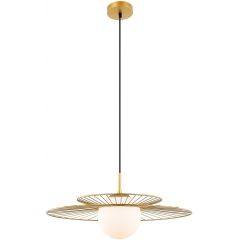 Italux Sarah MDM40001GD lampa wisząca 1x40 W złota