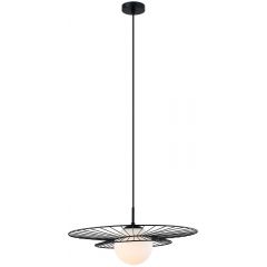 Italux Alison MDM40011BK lampa wisząca 1x40 W czarna