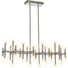 Italux Giovanna MX1600900838A lampa wisząca x96 W biała-nikiel