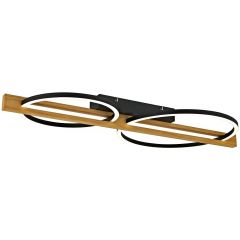 Italux Natano PLF5536225WWO lampa podsufitowa 2x28 W czarna