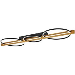 Italux Natano PLF5536240WWO lampa podsufitowa 3x38 W czarna