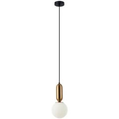 Italux Aldeva PND023401SBRO lampa wisząca 1x40 W złota