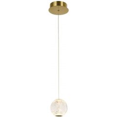 Italux Rosario PND122201211AGD lampa wisząca 1x4 W złota