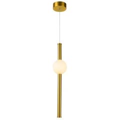 Italux Halling PND16357C1 lampa wisząca 1x10 W złota