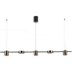 Italux Remdal PND163745BK4K lampa wisząca 5x30 W mosiądz Italux Remdal PND163745BK4K lampa wisząca 5x30 W mosiądz