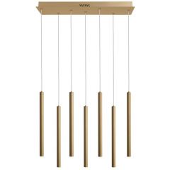 Italux Valdes PND223027GD lampa wisząca x35 W złota