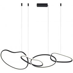 Italux Fonte PND22412S4BK lampa wisząca 1x60 W czarna