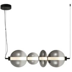 Italux Sonte PND2435240WBKSG lampa wisząca 1x40 W czarna