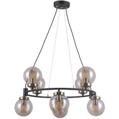 Italux Galia PND286228A lampa wisząca powyżej 6x5 W mosiądz