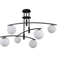 Italux Senai PND313226ASB lampa podsufitowa 6x5 W czarna