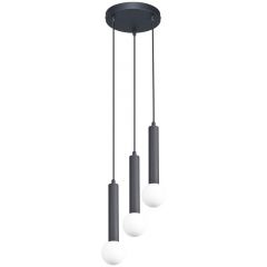 Italux Filano PND335743BK lampa wisząca 3x5 W czarna