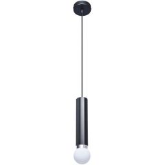 Italux Macera PND338491BK lampa wisząca 1x40 W czarna