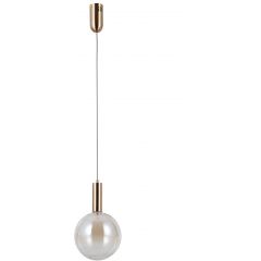 Italux Strela PND343781MHBR lampa wisząca 1x5 W złota