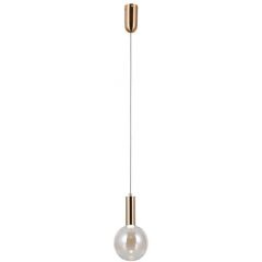 Italux Strela PND343781SHBR lampa wisząca 1x5 W złota