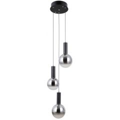 Italux Strela PND343783SBK lampa wisząca 3x5 W czarna