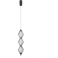 Italux Sevil PND344033VBK lampa wisząca 3x15 W czarna