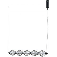 Italux Sevil PND344035BK lampa wisząca 5x25 W czarna