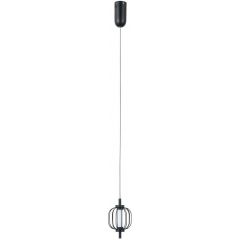 Italux Pedro PND344051BK lampa wisząca 1x4 W czarna