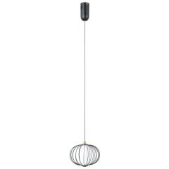 Italux Rabel PND3442211BK lampa wisząca 1x5 W czarna