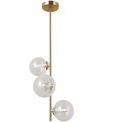 Italux Toledo PND407173HBR lampa wisząca 3x5 W złota