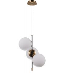 Italux Stelia PND436603 lampa wisząca 3x5 W czarna