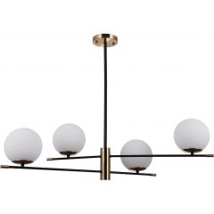 Italux Stelia PND436604 lampa podsufitowa 4x5 W czarna