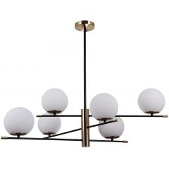 Italux Stelia PND436606 lampa podsufitowa 6x5 W czarna