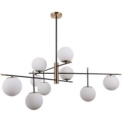 Italux Stelia PND436609 lampa podsufitowa x5 W czarna