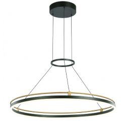 Italux Merlot PND54638R28W3KBKGD lampa wisząca 1x28 W czarna