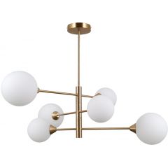 Italux Evora PND553426HB lampa podsufitowa 6x5 W mosiądz