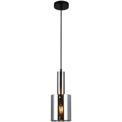 Italux Sardo PND55811SCSG lampa wisząca 1x40 W nikiel