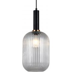 Italux Antiola PND55881LBKCL lampa wisząca 1x40 W czarna