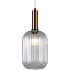 Italux Antiola PND55881LBROCL lampa wisząca 1x40 W mosiądz