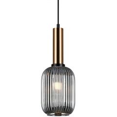 Italux Antiola PND55881MBROSG lampa wisząca 1x40 W mosiądz