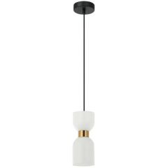 Italux Monza PND576021BRO lampa wisząca 1x40 W mosiądz