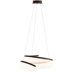 Italux Rustin PND5872845W3K lampa wisząca 1x45 W brązowa